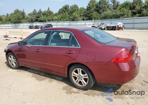 2006 Honda Accord Se z USA, uszkodzony, nr VIN 1HGCM56366A142664